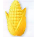 Ear of Corn Stock Shape Pencil Top Eraser
